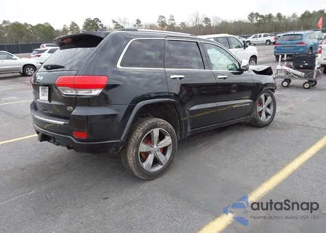 2015 Jeep Grand Cherokee Overland z USA, uszkodzony, nr VIN 1C4RJFCG9FC727029